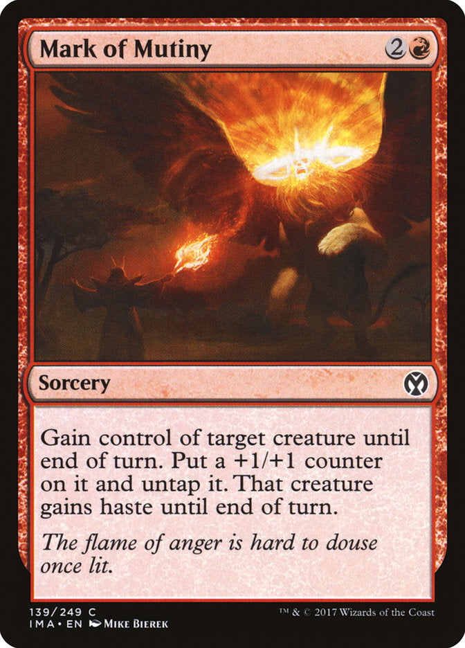 Mark of Mutiny [Iconic Masters] MTG Single Magic: The Gathering | Red Claw Gaming