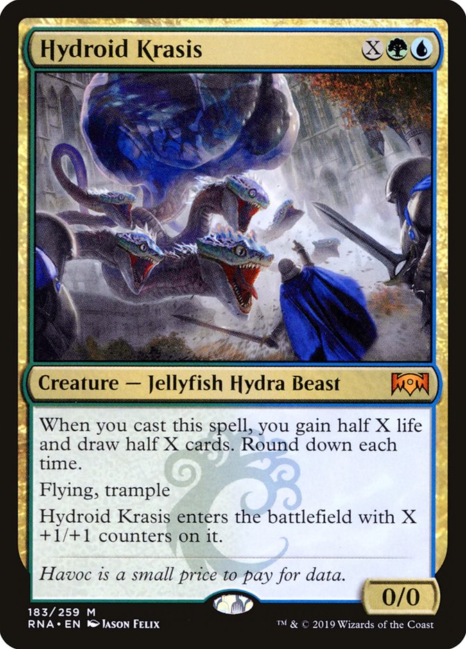 Hydroid Krasis [Ravnica Allegiance] MTG Single Magic: The Gathering | Red Claw Gaming
