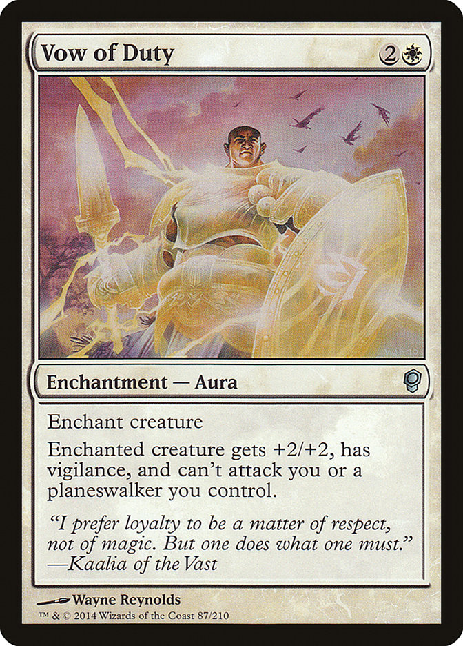 Vow of Duty [Conspiracy] MTG Single Magic: The Gathering | Red Claw Gaming