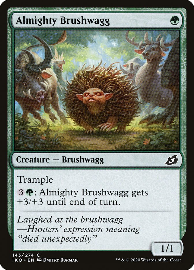 Almighty Brushwagg [Ikoria: Lair of Behemoths] MTG Single Magic: The Gathering | Red Claw Gaming