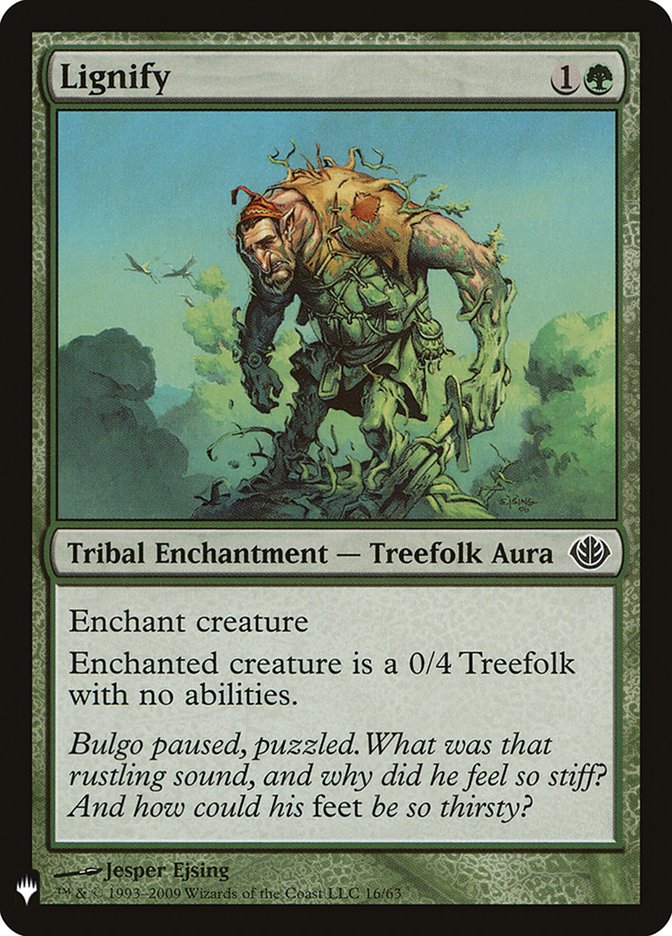 Lignify [Mystery Booster] MTG Single Magic: The Gathering | Red Claw Gaming