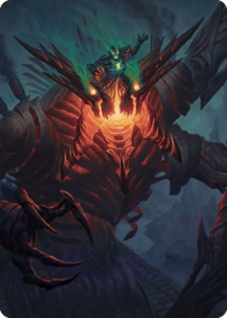 Mishra, Lost to Phyrexia Art Card [The Brothers' War Art Series] MTG Single Magic: The Gathering | Red Claw Gaming
