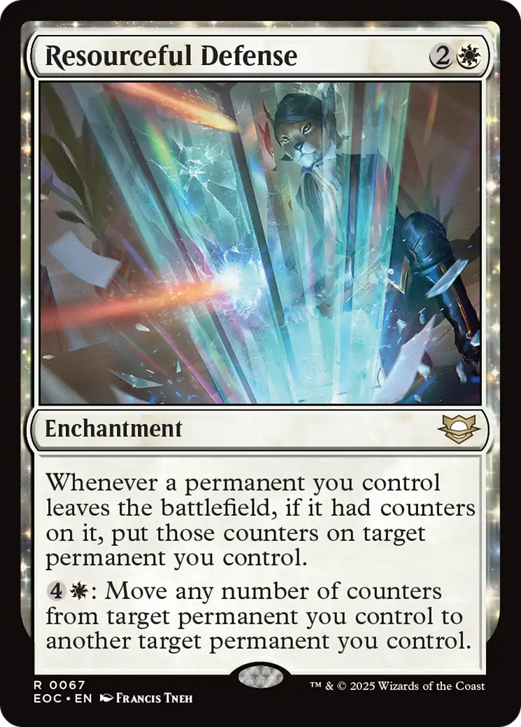 Resourceful Defense [Edge of Eternities Commander] MTG Single Magic: The Gathering | Red Claw Gaming