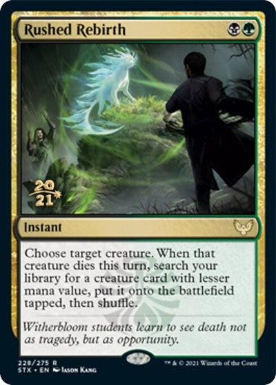 Rushed Rebirth [Strixhaven: School of Mages Prerelease Promos] MTG Single Magic: The Gathering | Red Claw Gaming