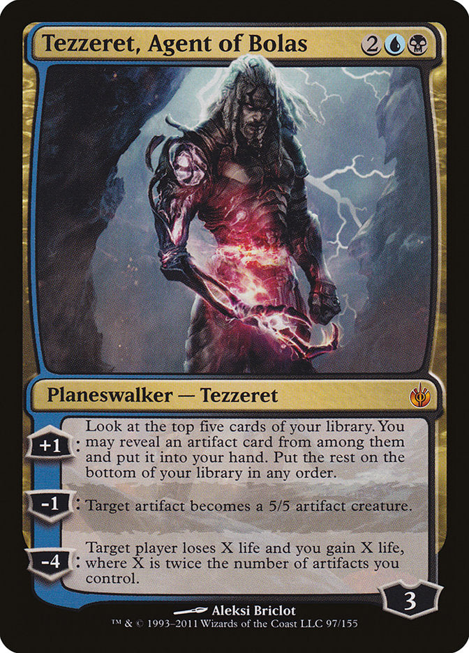 Tezzeret, Agent of Bolas [Mirrodin Besieged] MTG Single Magic: The Gathering | Red Claw Gaming