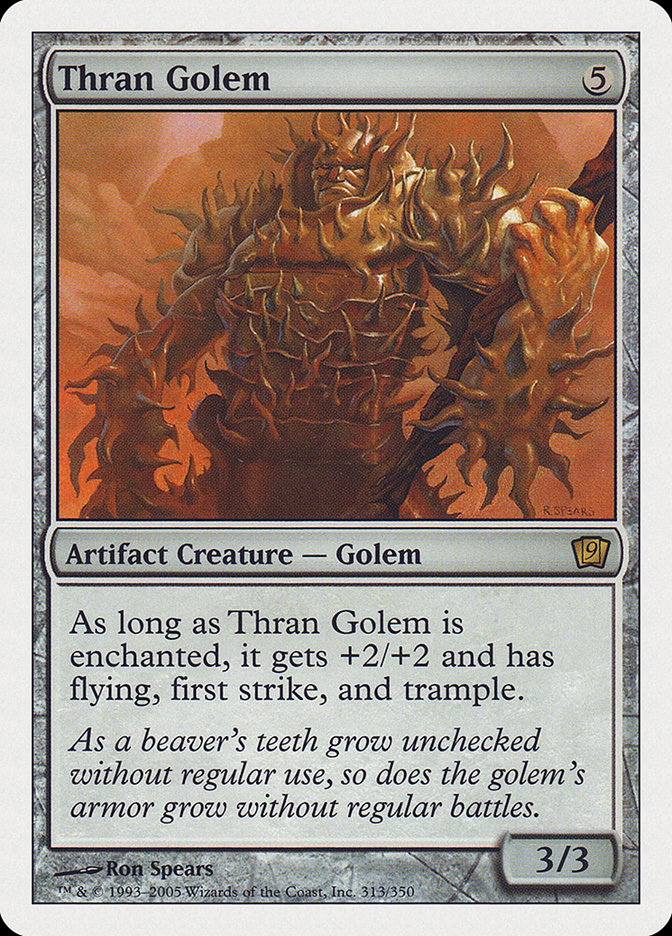 Thran Golem [Ninth Edition] MTG Single Magic: The Gathering | Red Claw Gaming