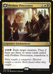 Profane Procession // Tomb of the Dusk Rose [Rivals of Ixalan] MTG Single Magic: The Gathering | Red Claw Gaming