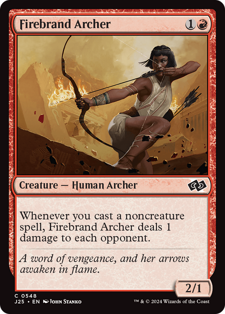 Firebrand Archer [Foundations Jumpstart] MTG Single Magic: The Gathering | Red Claw Gaming