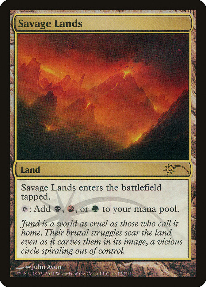 Savage Lands [Friday Night Magic 2011] MTG Single Magic: The Gathering | Red Claw Gaming
