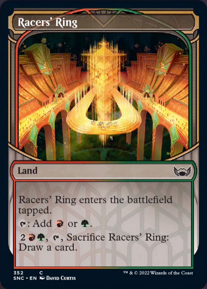 Racers' Ring (Showcase Skyscraper) [Streets of New Capenna] MTG Single Magic: The Gathering | Red Claw Gaming