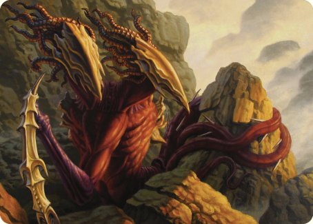Two-Headed Sliver Art Card [Commander Masters Art Series] MTG Single Magic: The Gathering | Red Claw Gaming