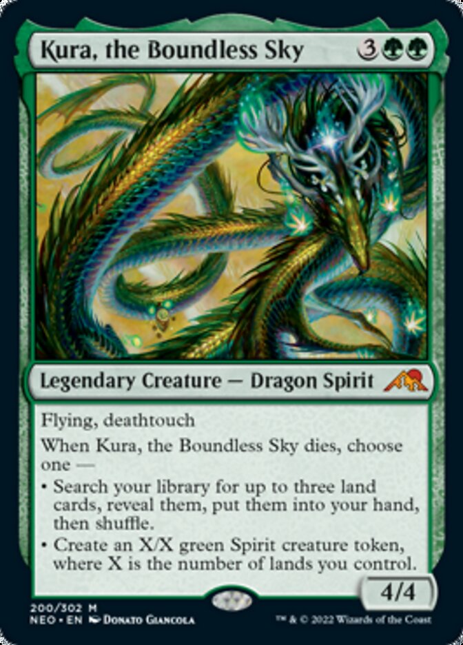 Kura, the Boundless Sky [Kamigawa: Neon Dynasty] MTG Single Magic: The Gathering    | Red Claw Gaming