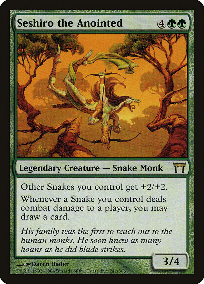 Seshiro the Anointed [Champions of Kamigawa] MTG Single Magic: The Gathering | Red Claw Gaming