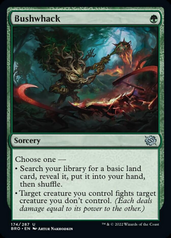 Bushwhack [The Brothers' War] MTG Single Magic: The Gathering | Red Claw Gaming