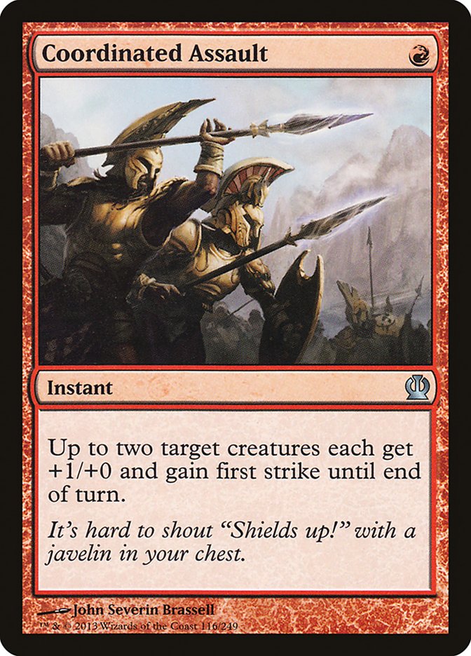 Coordinated Assault [Theros] MTG Single Magic: The Gathering | Red Claw Gaming