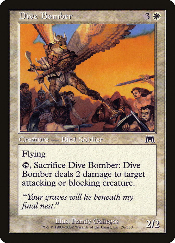 Dive Bomber [Onslaught] MTG Single Magic: The Gathering | Red Claw Gaming