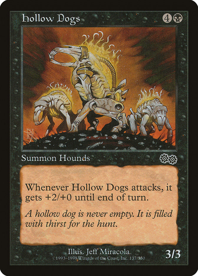 Hollow Dogs [Urza's Saga] MTG Single Magic: The Gathering | Red Claw Gaming