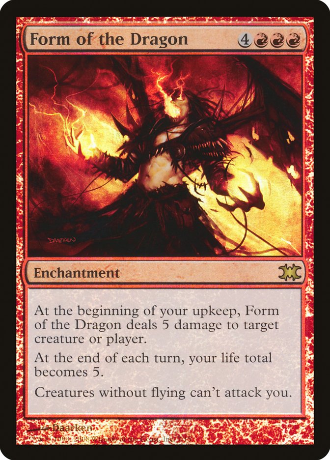 Form of the Dragon [From the Vault: Dragons] MTG Single Magic: The Gathering | Red Claw Gaming