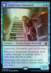 Suspicious Stowaway // Seafaring Werewolf [Innistrad: Midnight Hunt Prerelease Promos] MTG Single Magic: The Gathering | Red Claw Gaming