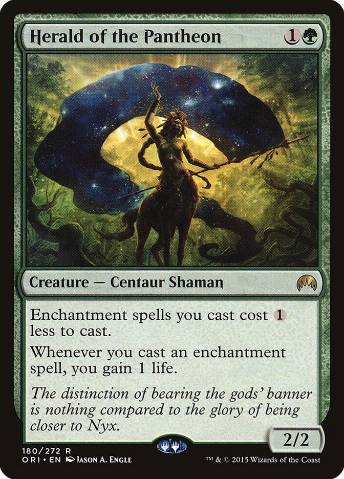Herald of the Pantheon [Magic Origins] MTG Single Magic: The Gathering | Red Claw Gaming