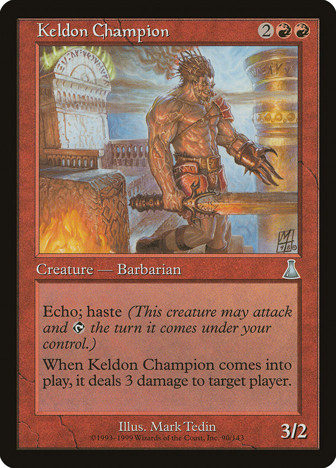Keldon Champion [Urza's Destiny] MTG Single Magic: The Gathering | Red Claw Gaming