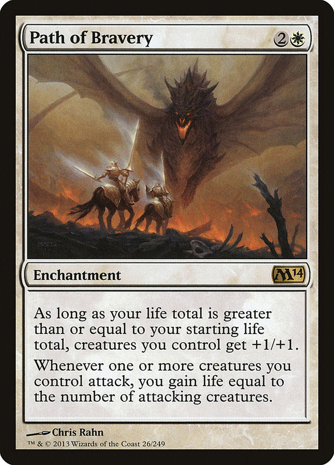 Path of Bravery [Magic 2014] MTG Single Magic: The Gathering | Red Claw Gaming