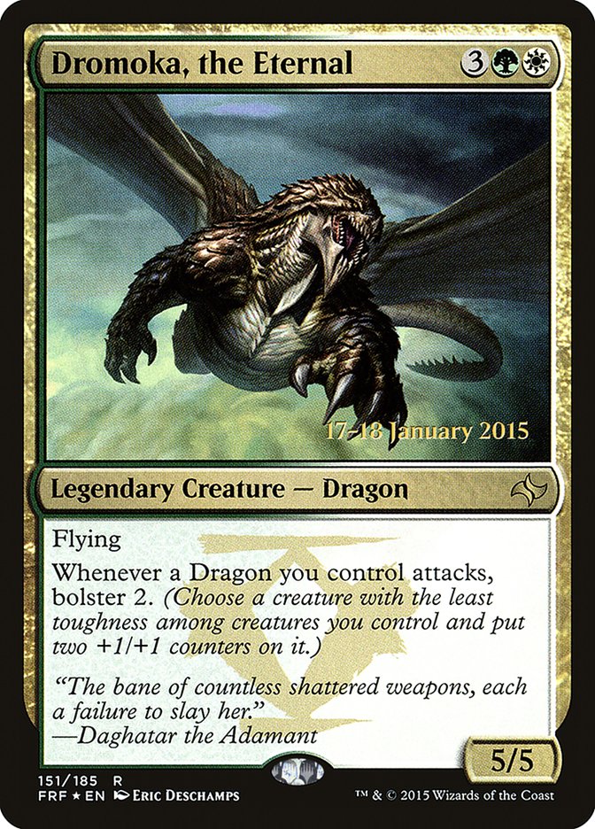 Dromoka, the Eternal [Fate Reforged Prerelease Promos] MTG Single Magic: The Gathering | Red Claw Gaming