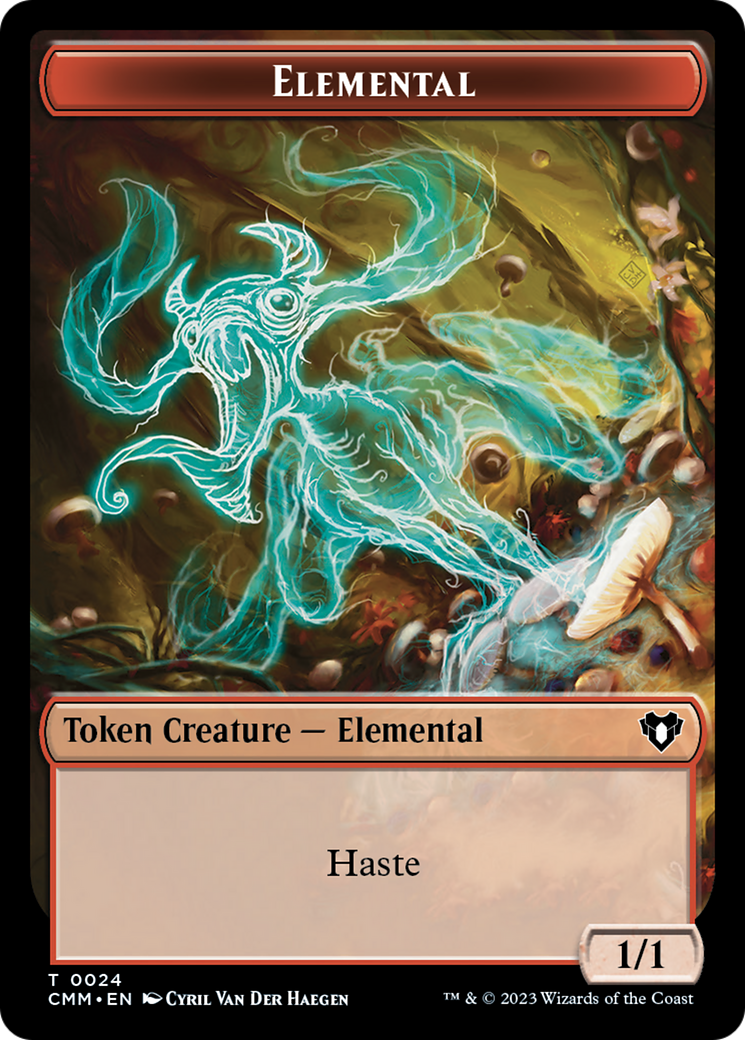 Elemental Token (24) [Commander Masters Tokens] MTG Single Magic: The Gathering | Red Claw Gaming
