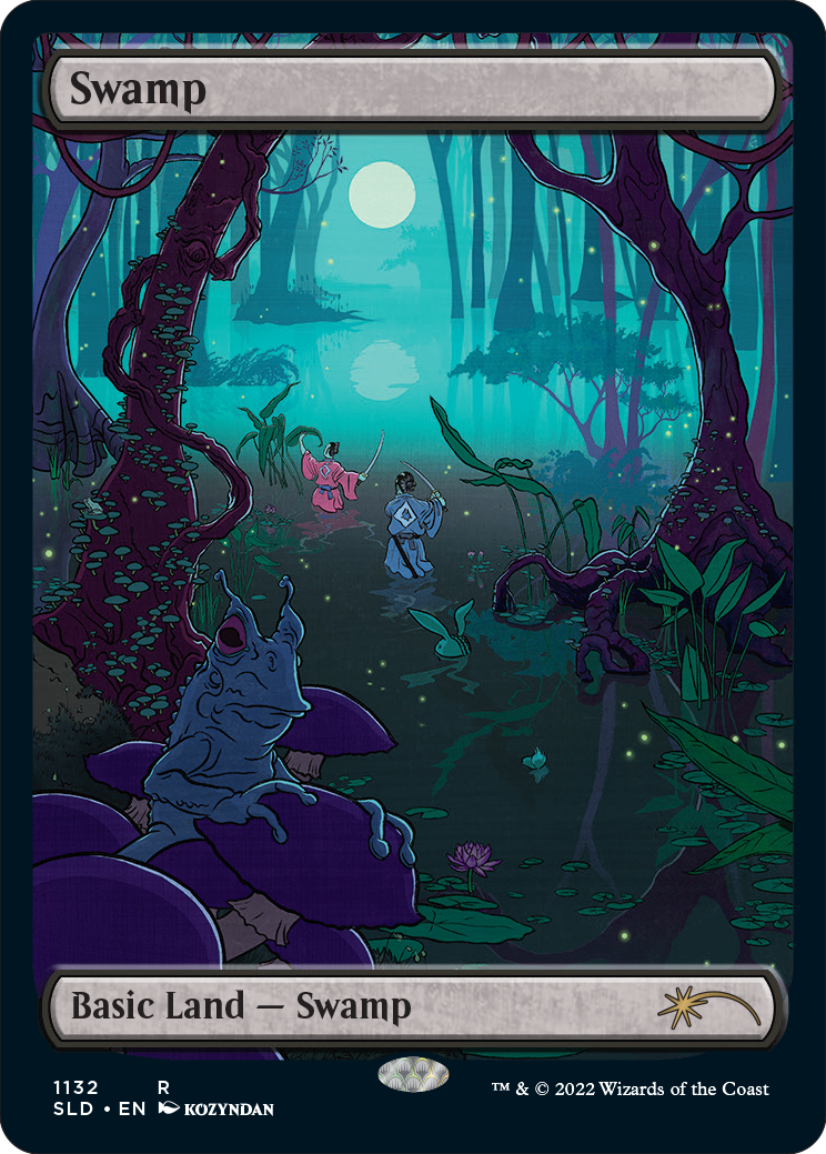 Swamp (1132) (Full-Art) [Secret Lair Drop Series] MTG Single Magic: The Gathering | Red Claw Gaming