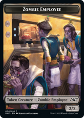 Zombie Employee // Storm Crow Double-Sided Token [Unfinity Tokens] MTG Single Magic: The Gathering | Red Claw Gaming