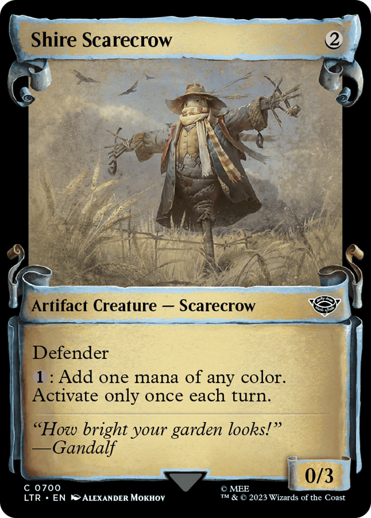 Shire Scarecrow [The Lord of the Rings: Tales of Middle-Earth Showcase Scrolls] MTG Single Magic: The Gathering | Red Claw Gaming
