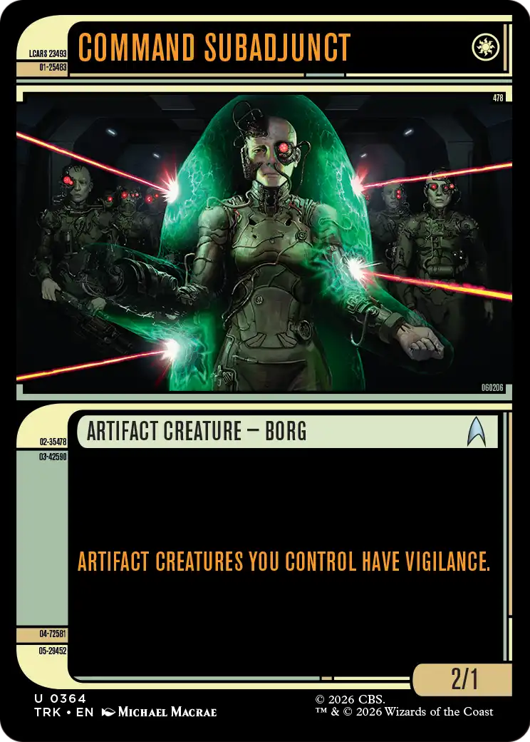 Command Subadjunct (Showcase) [Star Trek] | Red Claw Gaming
