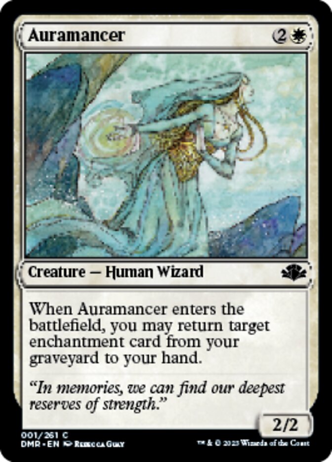 Auramancer [Dominaria Remastered] MTG Single Magic: The Gathering | Red Claw Gaming