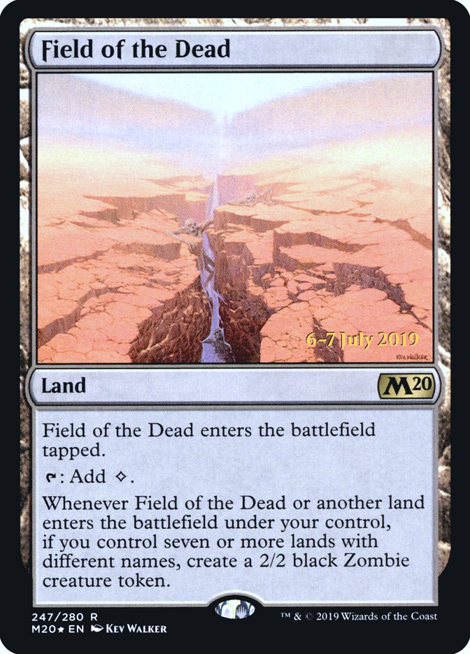 Field of the Dead [Core Set 2020 Prerelease Promos] MTG Single Magic: The Gathering | Red Claw Gaming