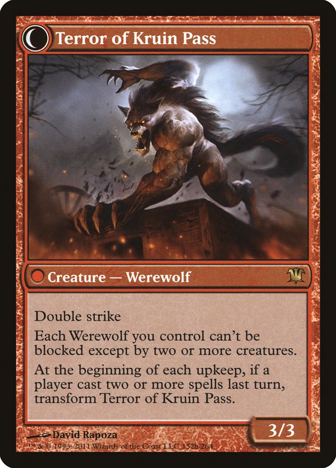 Kruin Outlaw // Terror of Kruin Pass [Innistrad] MTG Single Magic: The Gathering | Red Claw Gaming