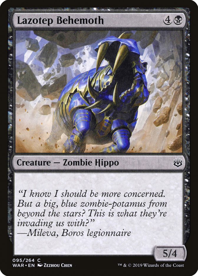 Lazotep Behemoth [War of the Spark] MTG Single Magic: The Gathering | Red Claw Gaming