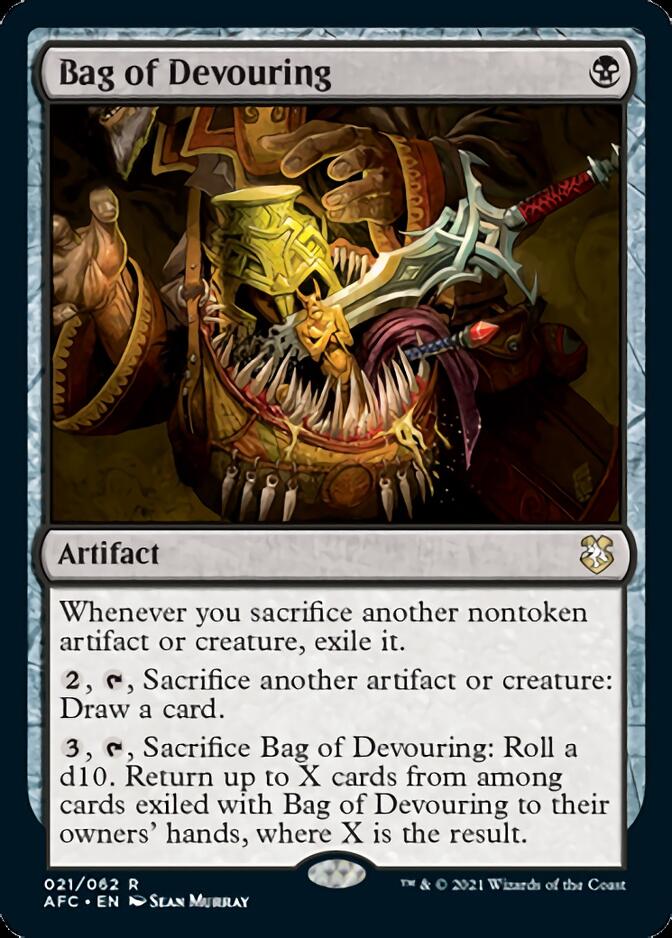 Bag of Devouring [Dungeons & Dragons: Adventures in the Forgotten Realms Commander] MTG Single Magic: The Gathering | Red Claw Gaming
