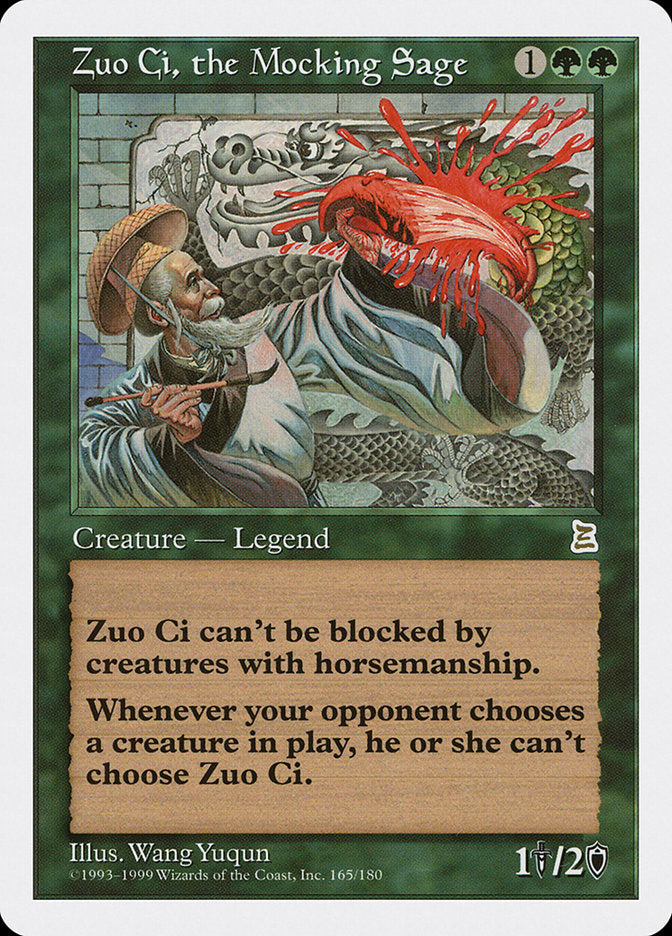 Zuo Ci, the Mocking Sage [Portal Three Kingdoms] MTG Single Magic: The Gathering | Red Claw Gaming