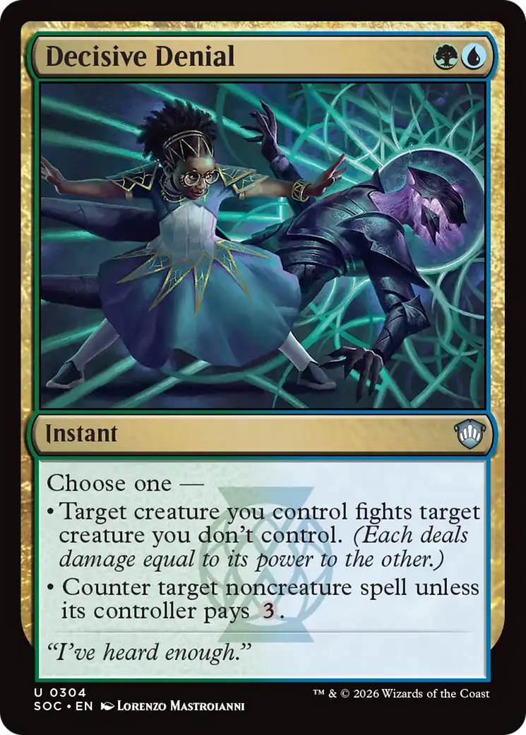 Decisive Denial [Secrets of Strixhaven Commander] MTG Single Magic: The Gathering | Red Claw Gaming