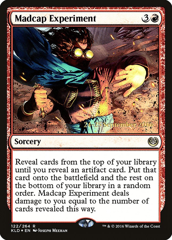 Madcap Experiment [Kaladesh Prerelease Promos] MTG Single Magic: The Gathering | Red Claw Gaming