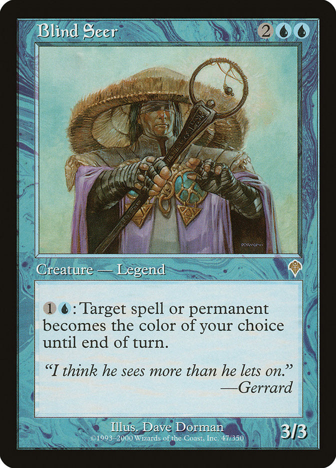 Blind Seer [Invasion] MTG Single Magic: The Gathering | Red Claw Gaming