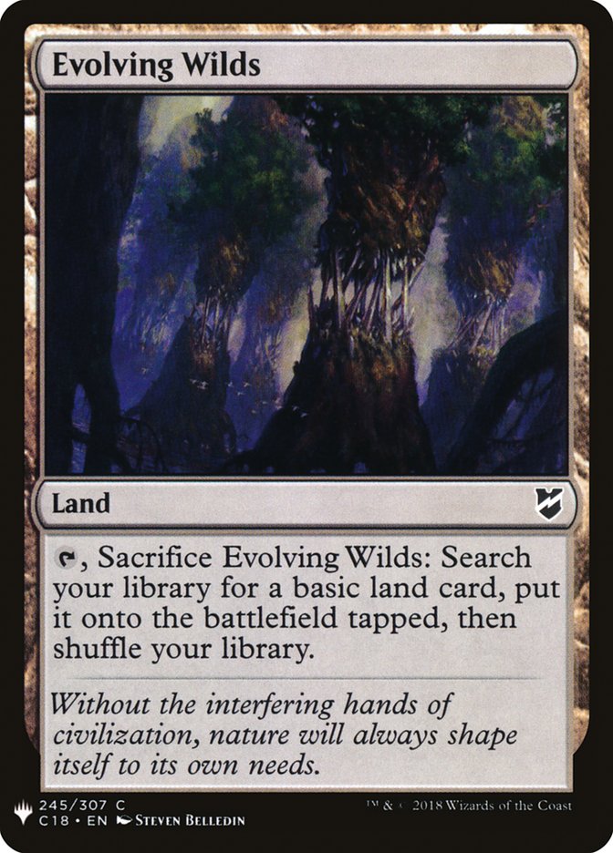 Evolving Wilds [Mystery Booster] MTG Single Magic: The Gathering | Red Claw Gaming