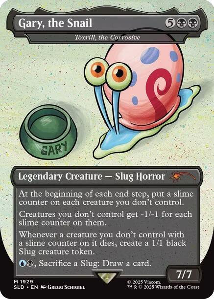 Gary, the Snail - Toxrill, the Corrosive [Secret Lair Drop Series] MTG Single Magic: The Gathering | Red Claw Gaming
