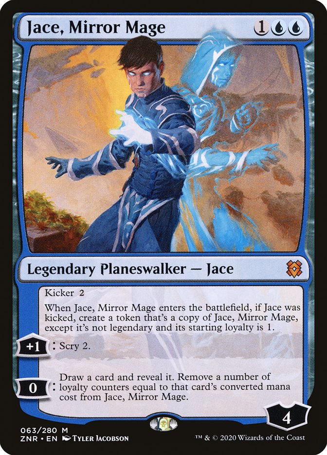 Jace, Mirror Mage [Zendikar Rising] MTG Single Magic: The Gathering | Red Claw Gaming