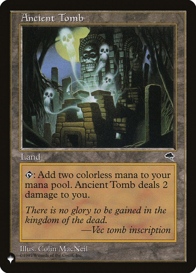 Ancient Tomb [The List] MTG Single Magic: The Gathering | Red Claw Gaming