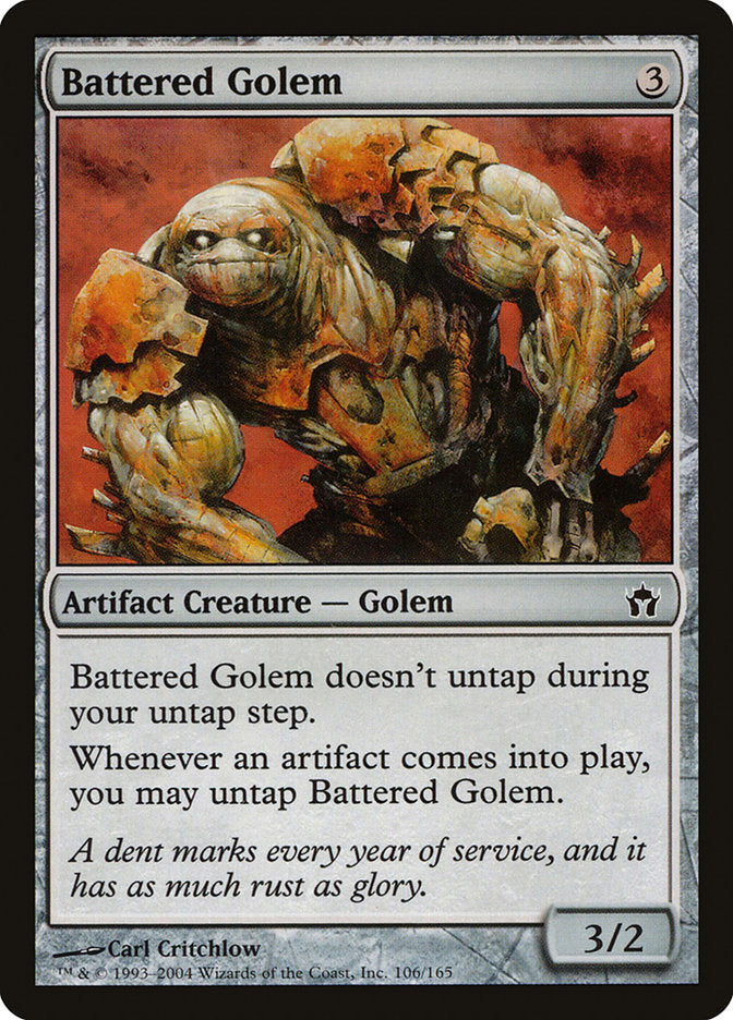 Battered Golem [Fifth Dawn] MTG Single Magic: The Gathering | Red Claw Gaming