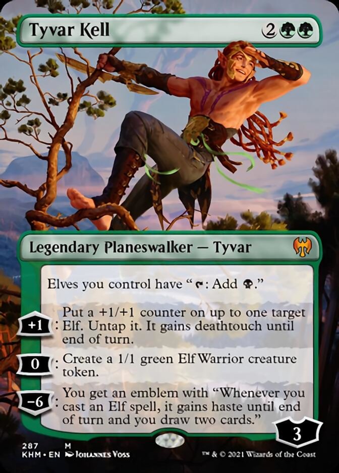 Tyvar Kell (Borderless) [Kaldheim] MTG Single Magic: The Gathering | Red Claw Gaming