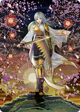 The Wandering Emperor 2 Art Card [Kamigawa: Neon Dynasty Art Series] MTG Single Magic: The Gathering | Red Claw Gaming