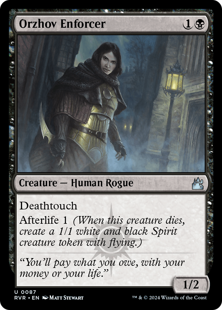 Orzhov Enforcer [Ravnica Remastered] MTG Single Magic: The Gathering | Red Claw Gaming