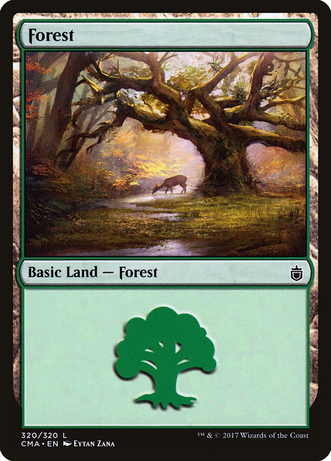 Forest (320) [Commander Anthology] MTG Single Magic: The Gathering | Red Claw Gaming